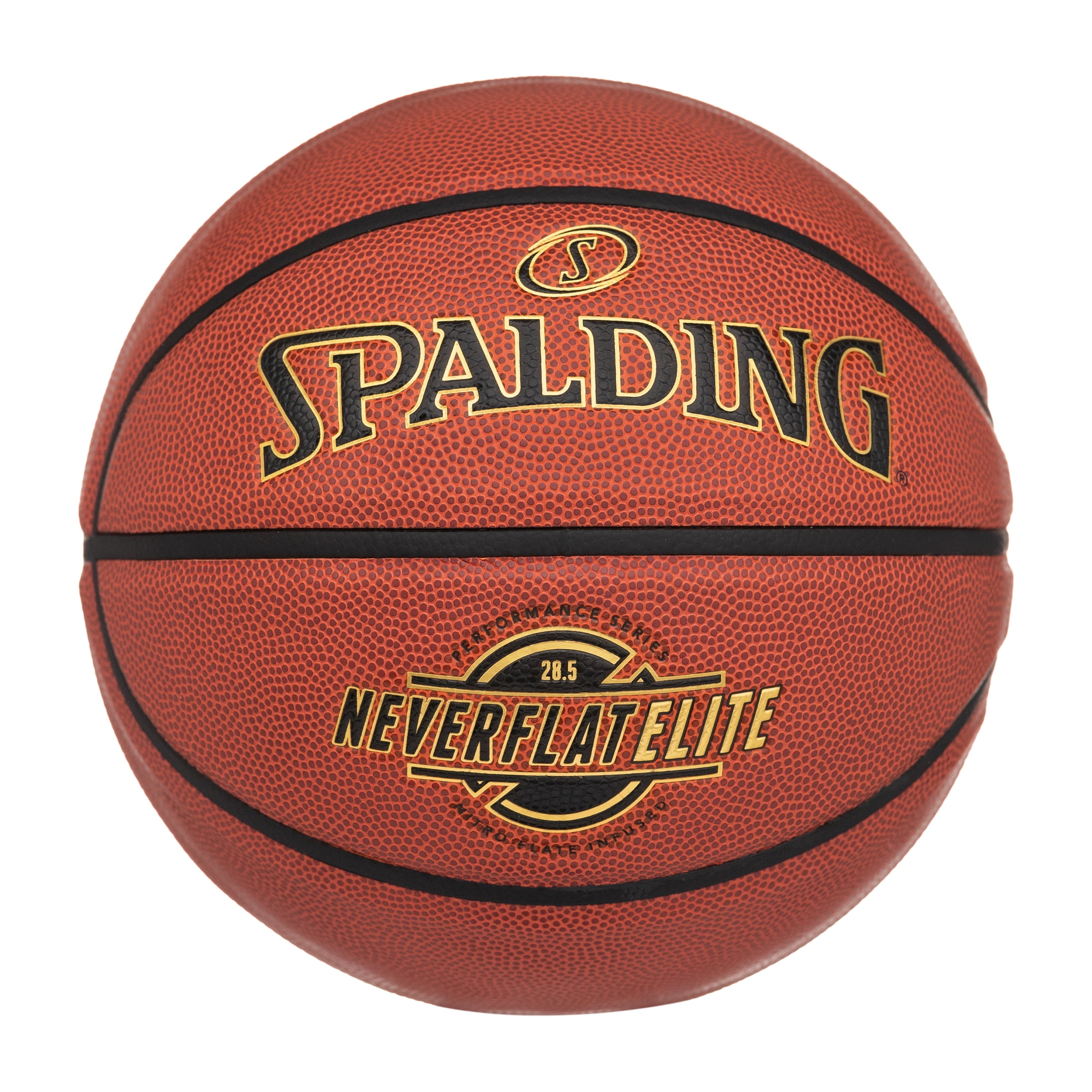 Spalding NeverFlat Elite Indoor/Outdoor Basketball 28.5"