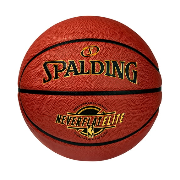 Spalding Neverflat Elite Indoor/Outdoor Basketball, Size 7, 29.5"