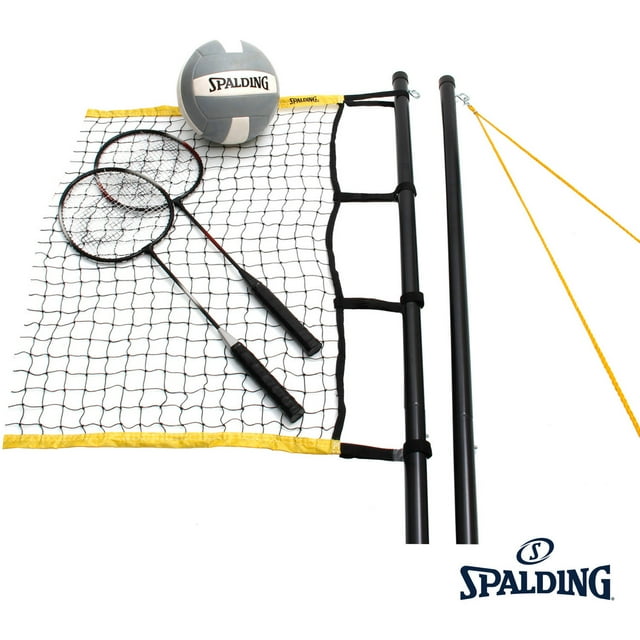 Spalding Premier Volleyball/Badminton Combo
