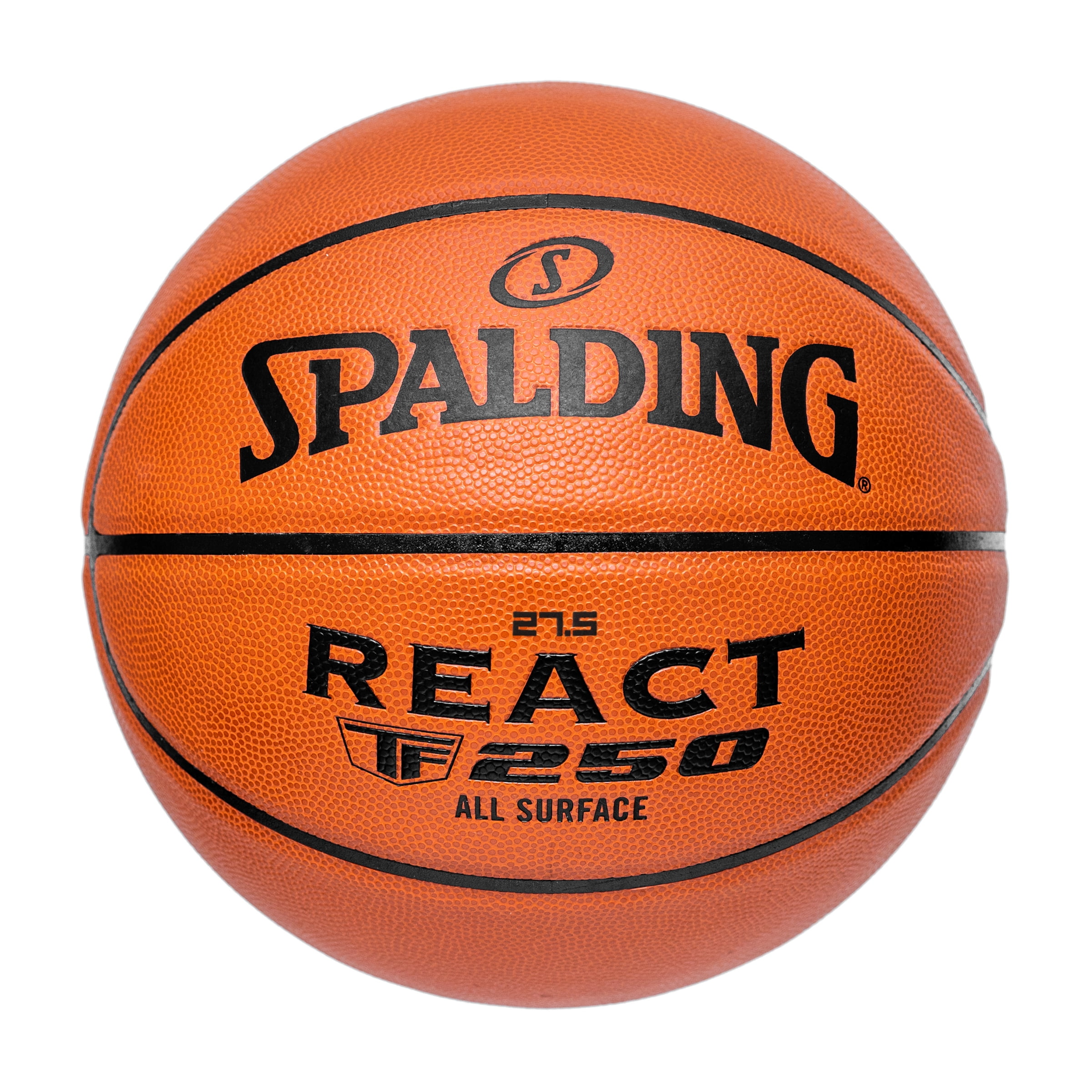 Spalding React TF-250 Ball - Indoor/Outdoor Basketball, All