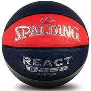Spalding React TF-250 Indoor/Outdoor Basketball - 29.5" - Red/White/Blue