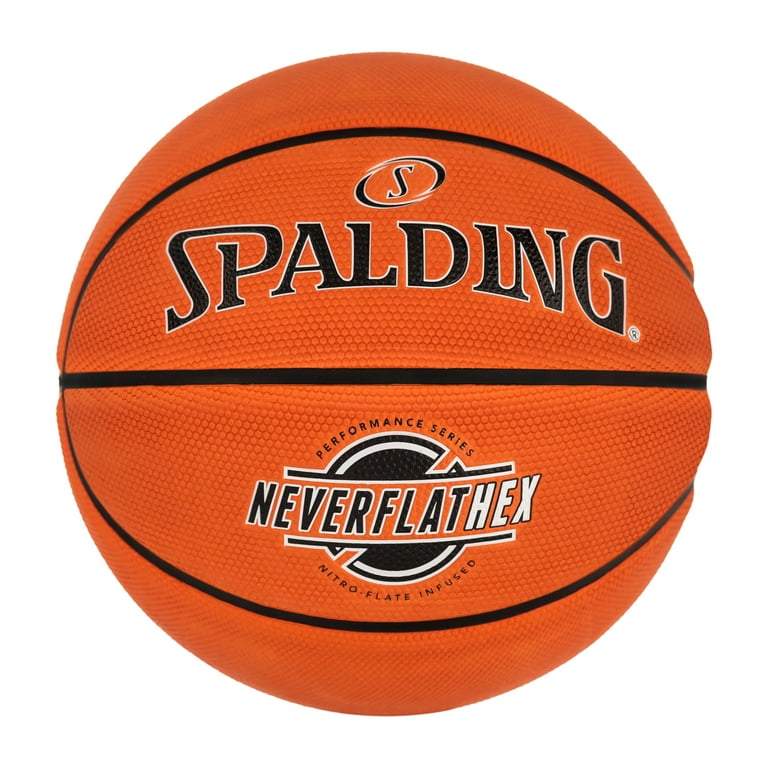 Spalding SGT NeverFlat Hexagrip Indoor-Outdoor Basketball 29.5