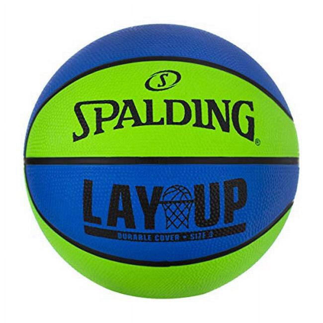 Spalding Sports Div Russell 22 in. LayUp Mini Outdoor Basketball, Blue