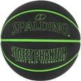 thumbnail image 1 of Spalding Street Phantom 29.5" Outdoor Basketball - Neon Green/Black, 1 of 7
