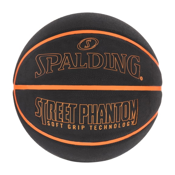 Spalding Street Phantom 29.5" Outdoor Basketball - Neon Orange/Black