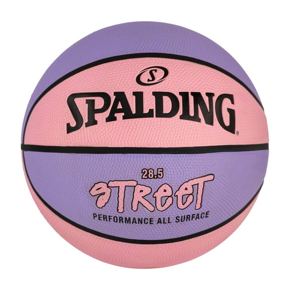 Spalding Street Pink Outdoor Basketball, Size 28.5"