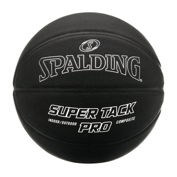 Spalding Super Tack Pro Composite Leather Basketball Blackout Edition – 29.5 Inch