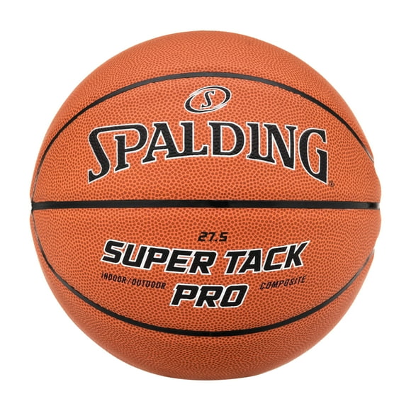 Spalding Super Tack Pro Indoor and Outdoor Basketball - Size 5, 27.5"