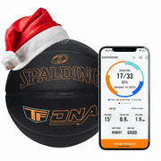 Spalding TF DNA Smart Basketball + 1 Yr App Subscription Bundle I iOS and Android Compatible I All Surface Material