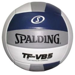 Spalding WC721388 TF-VB5 Volleyball with Gold Leather, Black, Orange & White