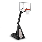 Spalding the Beast 54 In. Glass Portable Basketball System Hoop