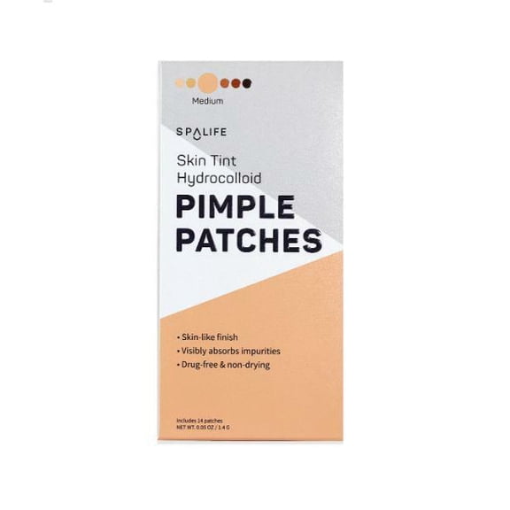 Spalife Hydrocolloid Pimple Patches Medium Tint Concealer 14ct