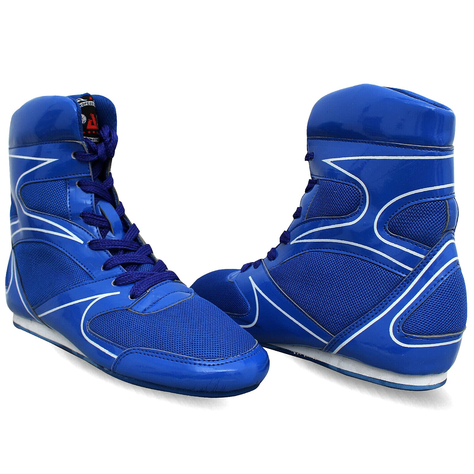 Spall Pro High Top Boxing shoes for Men PU Leather Mesh Design
