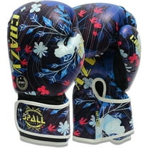 Spall Pro US Boxing Gloves for Kids, Men & Women - Pro Training Sparring Punching Gloves - Muay Thai MMA, Kickboxing Heavy Bag Workout Leather Boxing Gloves- Born to Fight Black - 10 OZ