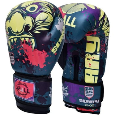 Spall Pro US Heavy Punching MMA Synthetic Leather 10 Oz Boxing Gloves For Men & Women (Green)