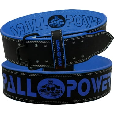 Spall Pro US Weight Lifting Belt - Heavy Duty Support For Powerlifting, Dead lifts, And Strength Training - Body Building Weight Belt For Men And Women (Blue, Small)