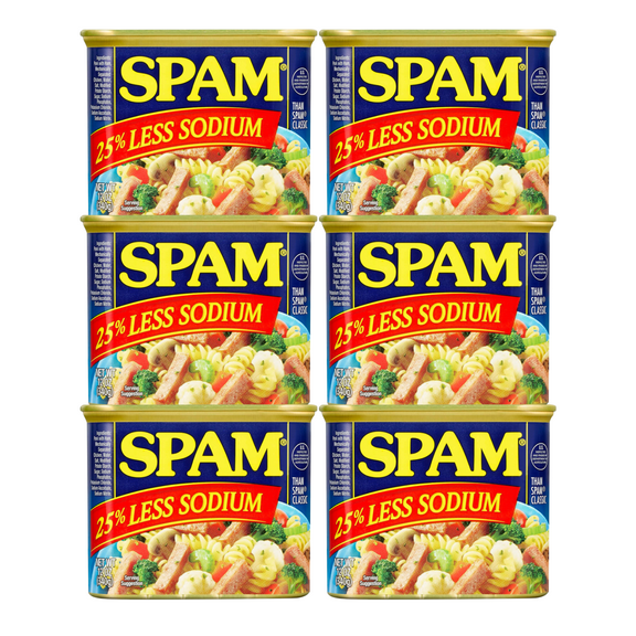 Spam 25% Less Sodium (12 oz., 6-pack)