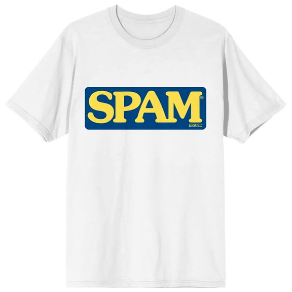 Spam Logo Men's White T-shirt-XXL