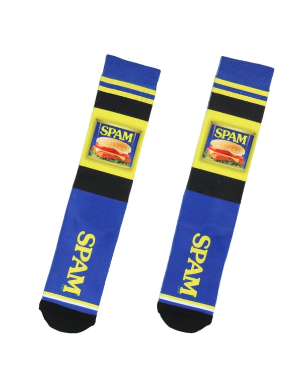 Merchandise Fun Foodie Sublimated Adult Men's Crew Socks 1 Pair