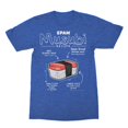 thumbnail image 1 of Spam Spam Musubi Diagram Royal Heather Adult T-Shirt, 1 of 2