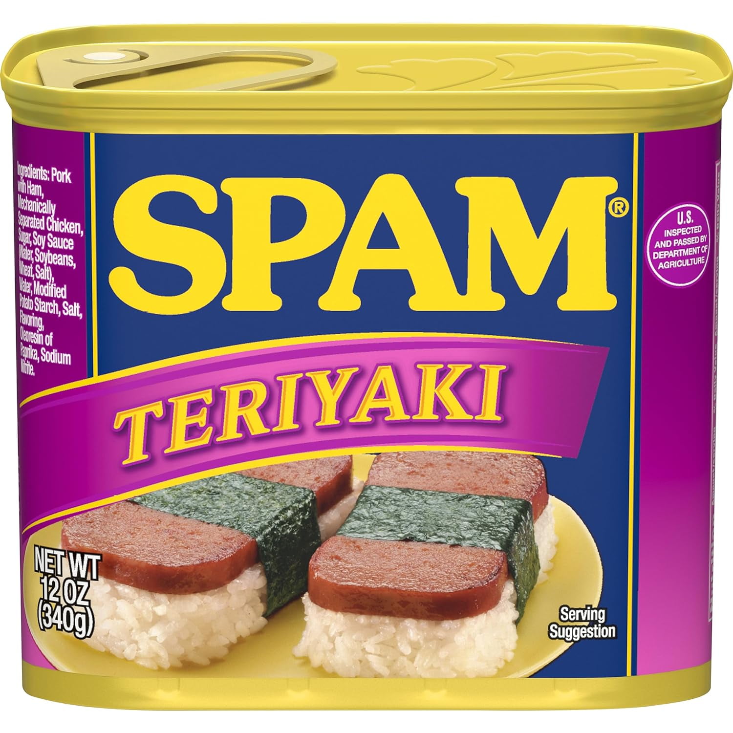 Teriyaki Spam 12 oz Pack of 3