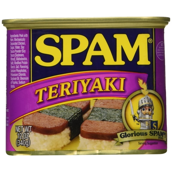 Spam, Teriyaki Flavored, 12Oz Can (Pack Of 6)