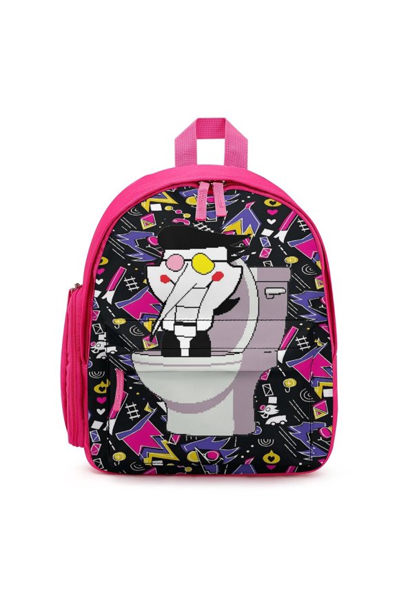 Spamton Deltarune Lightweight Backpack Shoulder Bags Small Bookbag Daypack Travel Camping