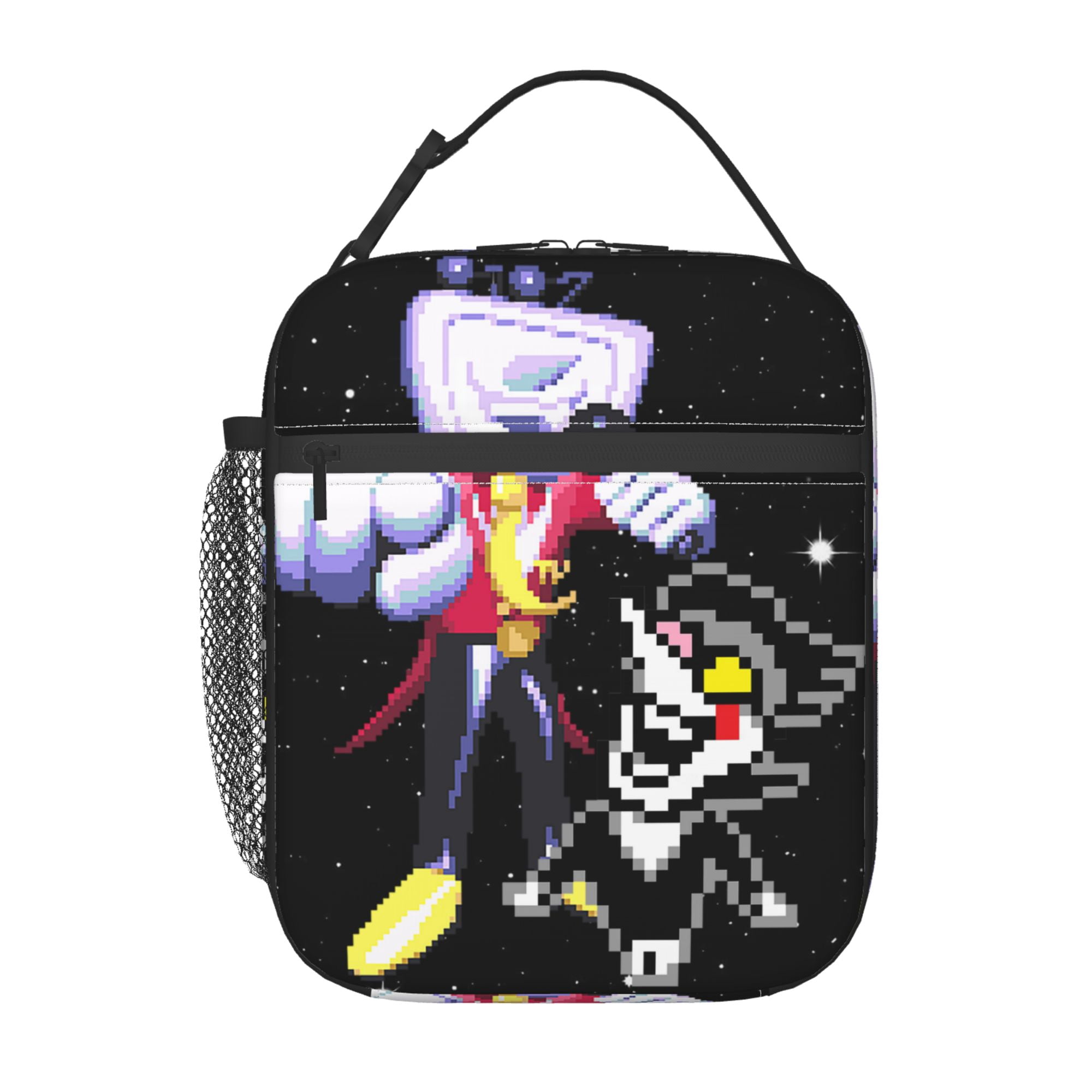 Spamton Deltarune Portable Lunch Bags Tote Shoulder Bag Insulated Lunch ...