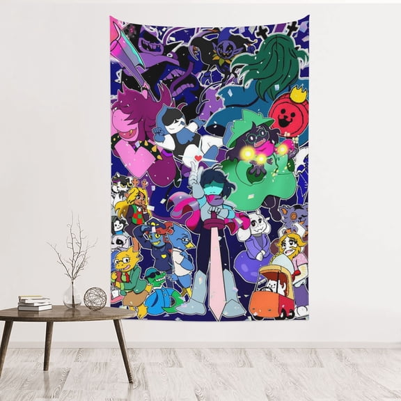 Spamton Deltarune Tapestry 60 x 40 Wall Hanging Tapestries Art Banner for Bedroom Dorm Living Room Decorate