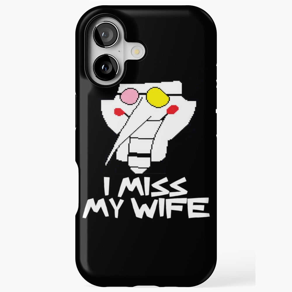 Spamton I Miss My Wife Meme Quote Art Case for iPhone 11 to 17 Pro Max