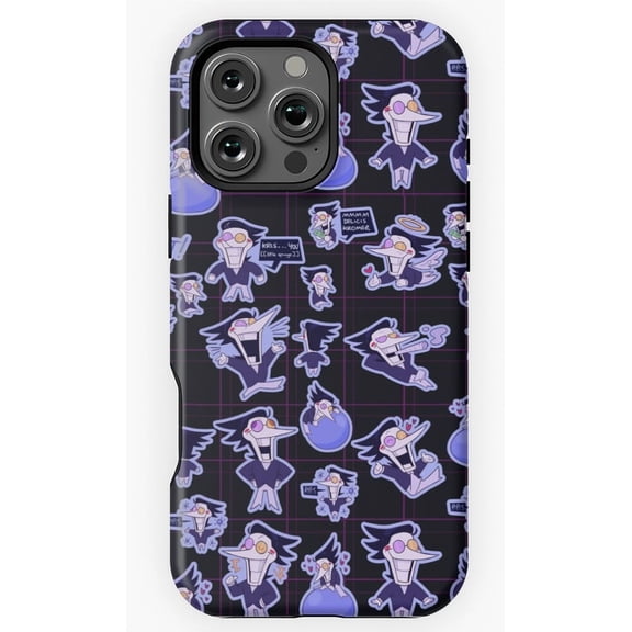 Spamton Set Funny Cartoon Game Fan Art Phone Case for iPhone 11 12 13 14 15 16 17 Pro Max