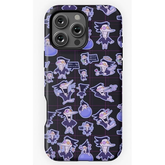 Spamton Set Funny Cartoon Game Inspired Deltarune Artwork H2374 Durable Unisex iPhone Case for iPhone 17/16/15/14/13/12/11 Pro Max