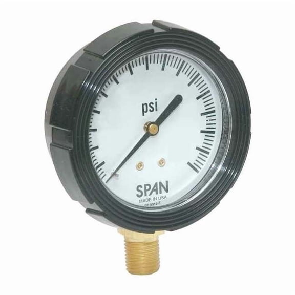 Span Compound Gauge,30 Hg to 30 psi,2-1/2In LFS-210-30Hg/30PSI-G-KEMX