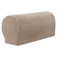 thumbnail image 1 of Spandex Armrest Covers for Fabric Sofa & Recliner, Stretch Slip-Resistant Couch Arm Protectors, 2-Pack Chair Arm Caps for teen & Pets, Machine-Washable, Pins Included, 1 Pair of Sofa Arm Covers, 1 of 9