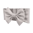 thumbnail image 1 of Spandex Chair Sashes Bows Cover Bow Knot Back Decoration Stretch Chair Cover Band with Buckle Slider Universal Elastic Chair Ties for Wedding Party Ceremony Reception Banquet Decoration （Silver）, 1 of 5