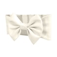 thumbnail image 1 of Spandex Chair Sashes Bows Cover Bow Knot Back Decoration Stretch Chair Cover Band with Buckle Slider Universal Elastic Chair Ties for Wedding Party Ceremony Reception Banquet Decoration （White）, 1 of 5