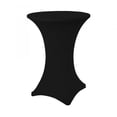 thumbnail image 1 of Spandex Cocktail Table Cover - Black, 1 of 1