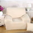 thumbnail image 1 of Spandex Fabric Stretch Couch Cover Sofa Slipcover Stylish Furniture Protector for Cushion Couch, Loveseat, 3 Seater sofa , 4 Seater sofa ， oneseater Chair with One Free Pillow Case, 1 of 2