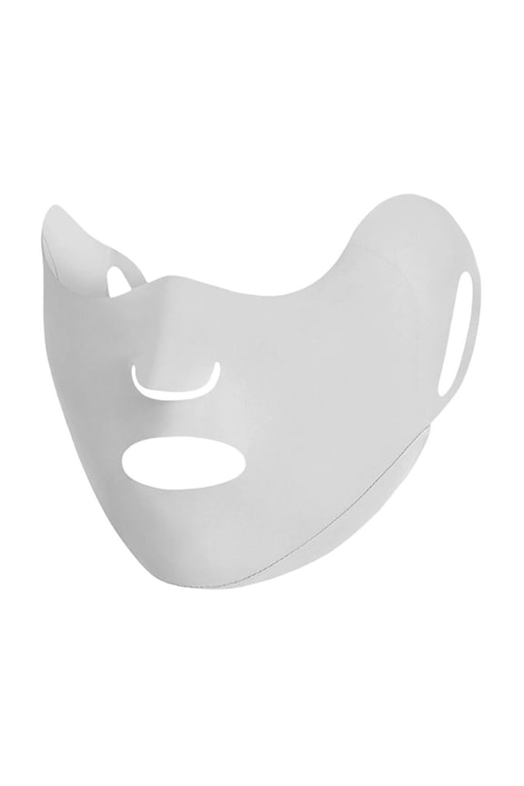 Spandex Face Mask With Ear Straps Breathable Sun Protection Face Shield Washable Mask For Cycling Running Driving(Grey 28*10)