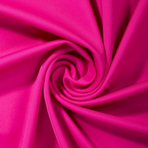 Matte Milliskin Tricot Fabric (58/60 Inch) Stretch Medium Weight Wrinkle Resistant Moisture Wicking Knit By The Yard - Magenta (1 Yard)