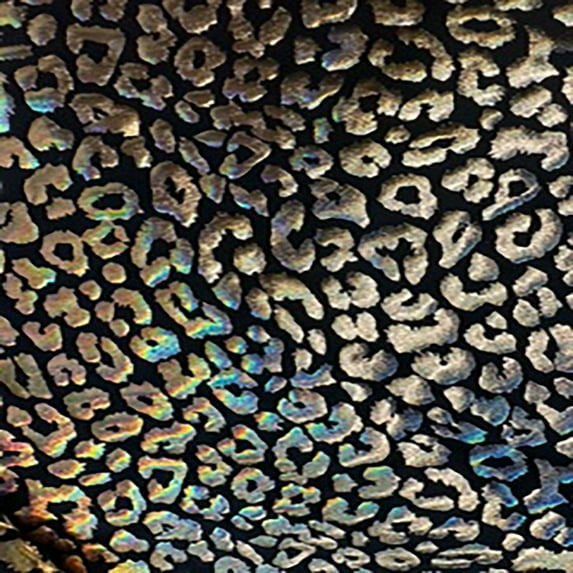 Spandex Palace Cheetah Hologram Nylon Spandex Tricot Fabric