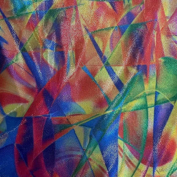 Radiant Abstract Dot | Luminous Couture Luxe Stretch | Spandex Palace