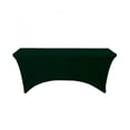 thumbnail image 1 of Spandex Rectangle Table Covers 6ft - Forest Green, 1 of 1