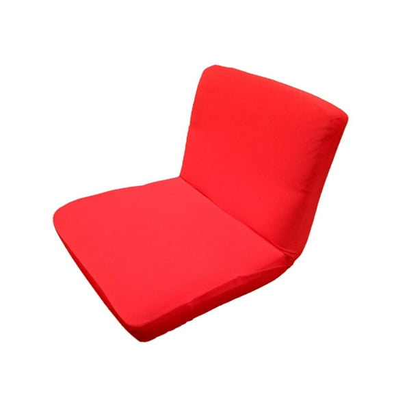 Spandex Stretch Low Short Back Chair Cover Bar Stool Cover - Red