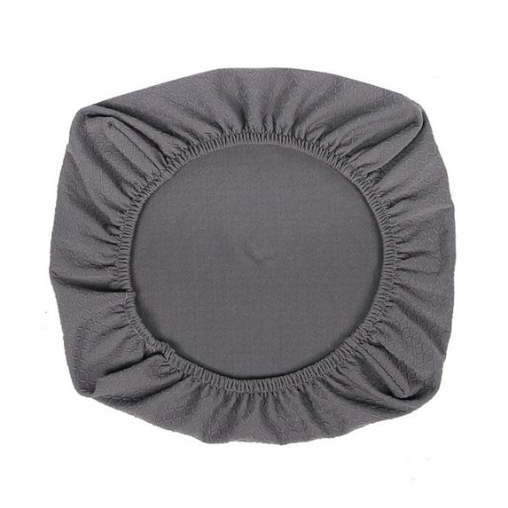 Spandex Stretch Washable Removable Dining Slipcover, Soft and Slipcover Grey_L