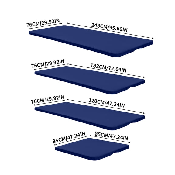 Elastic Spandex Fitted Tablecloth,72×30 Inch Rectangular Polyester Stretch Table Cover,Wrinkle Resistant Folding Table Cloth Outdoor Camping Picnic Vendor Booth Party Backyard (Blue)