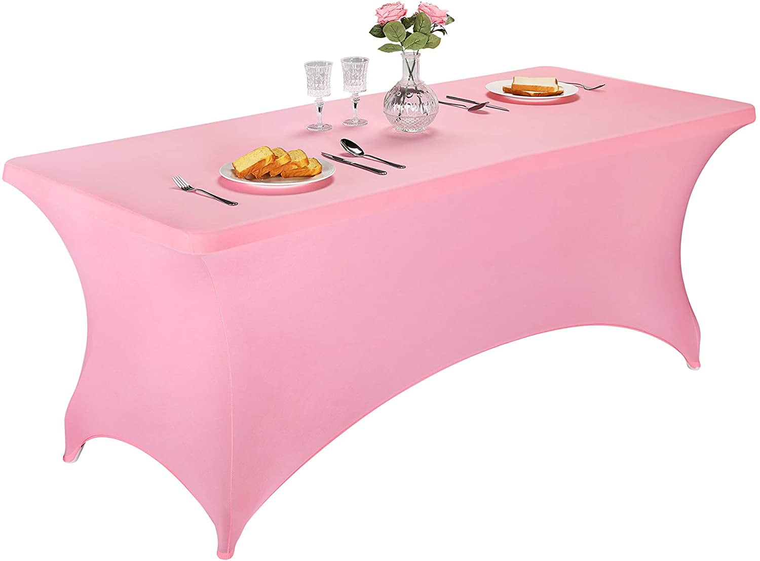 Spandex Table Covers 6 Feet, Stretch/Fitted Table Covers for 6 Feet ...