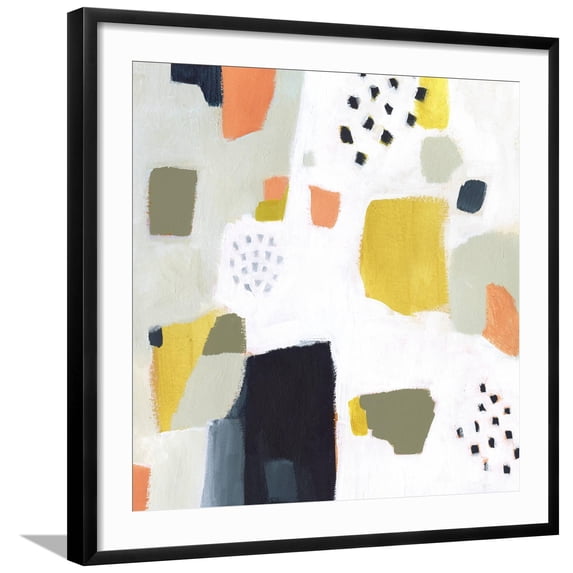 Art.com Spangle I Art Print by Victoria Borges, Black Frame Wall Art, 29" x 29"