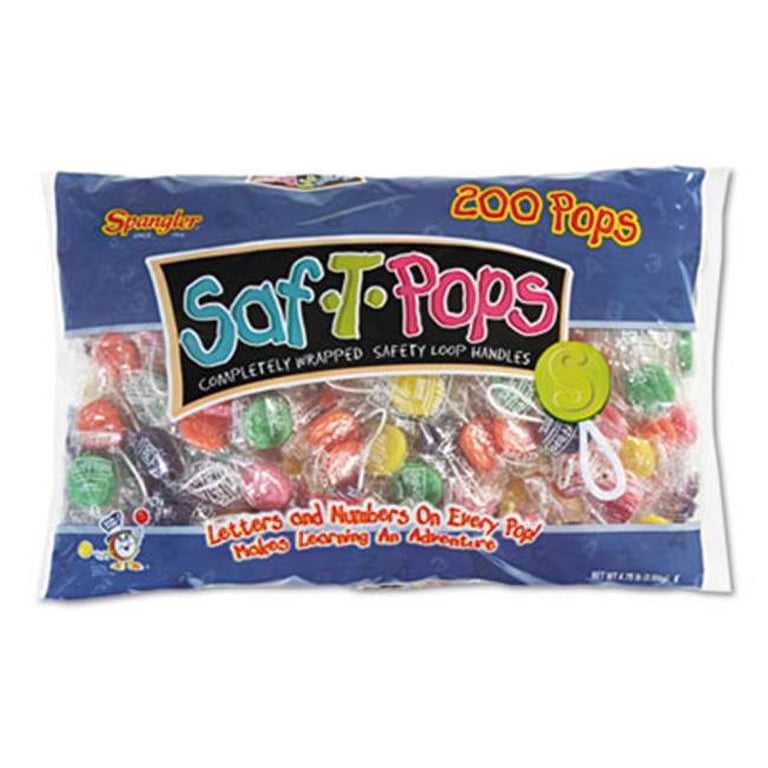 Spangler Candy 182 Saf-T-Pops - Assorted Flavors, Individually