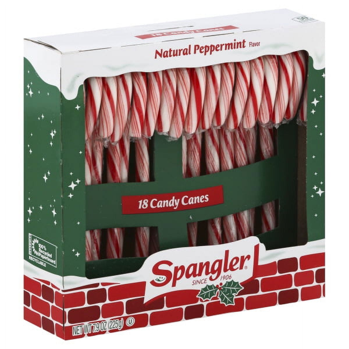 Spangler Candy Red & White Peppermint Cane, 7.9 Oz